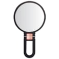 Mirror Hand Held 10X Magnification Black