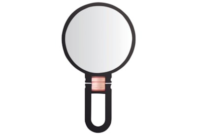 Mirror Hand Held 10X Magnification Black