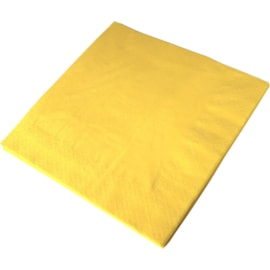 Swantex Lunch Napkins 2ply 33cm Sunny Yellow 100s Swantex Lunch Napkins 2ply 33cm Sunny Yellow 100s