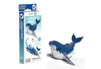 Eugy Humpback Whale 3d Craft Set Eugy Humpback Whale 3d Craft Set