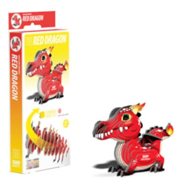 Eugy Red Dragon 3d Craft Set (D5051)