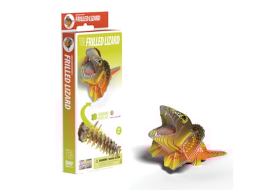 Eugy Frilled Lizard 3d Craft Set Eugy Frilled Lizard 3d Craft Set