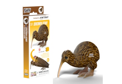 Eugy Brown Kiwi 3D Craft Set Eugy Brown Kiwi 3D Craft Set