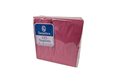 Swantex 2ply Napkins Burgundy 125's 40cm Swantex 2ply Napkins Burgundy 125's 40cm