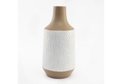 Sifcon Daisy Embossed Leaf Vase Small 23cm Sifcon Daisy Embossed Leaf Vase Small 23cm