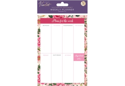 Design By Violet Victorian Bouquet Weekly Planner (DBV-117-WP)