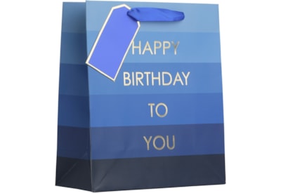 Birthday Blue Medium Gift Bag (DBV-176-M)