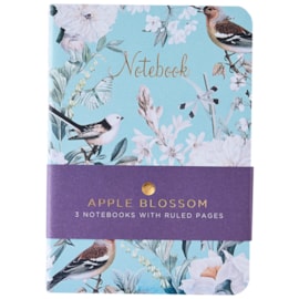 Apple Blossom 3pk A6 Notebooks (DBV-200-3A6)