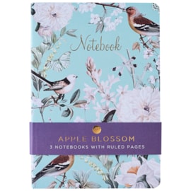 Apple Blossom 3pk A5 Notebooks Apple Blossom 3pk A5 Notebooks