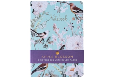 Apple Blossom 3pk A5 Notebooks Apple Blossom 3pk A5 Notebooks