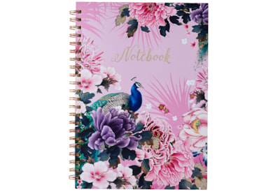 Exquisite Peacock A4 Notebook (DBV-202-A4NB)