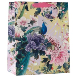Exquisite Peacock Large Gift Bag (DBV-202-L)