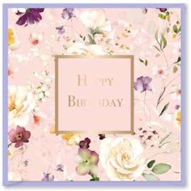 Fleur Happy Birthday Card (DBV-203-SC359)