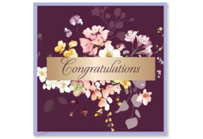 Fleur Congratulations Card (DBV-203-SC360)