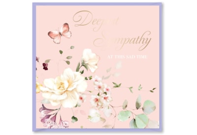 Fleur Deepest Sympathy Card (DBV-203-SC362)