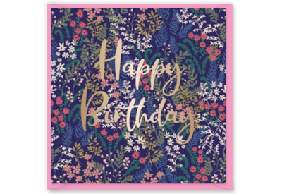 Spring Flora Happy Birthday Card (DBV-216-SC434)