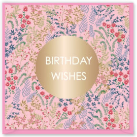Spring Flora Birthday Wishes Card (DBV-216-SC438)