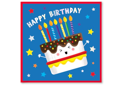Party Time Blue Happy Birthday Card (DBV-225-SC401)