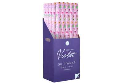 Party Time Pink 2m Gift Wrap (DBV-226-GW)