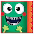Little Monsters Monster Birthday Card (DBV-230-SC390)