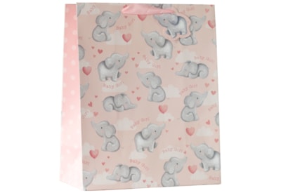 Baby Rose Allover Large Gift Bag (DBV-233-L)