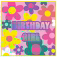 Flower Power Birthday Card Flower Power Birthday Card
