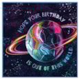 Planet Football World Birthday Card Planet Football World Birthday Card