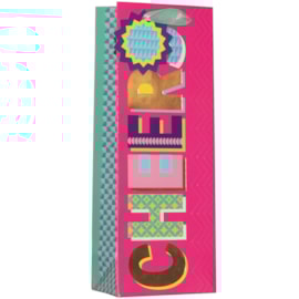 Hullabaloo Pink Bottle Bag Hullabaloo Pink Bottle Bag