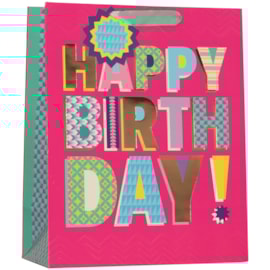 Hullabaloo Pink Large Bag