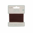 Danielle Creations Elastic Hair Ties Brown 10pc Danielle Creations Elastic Hair Ties Brown 10pc