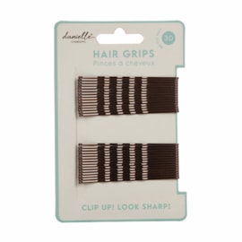 Upper Canada Hair Grips Brown 30pc (DC0086BR)