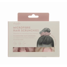 Danielle Creations Microfibre Hair Scrunchie Pink & Cream Danielle Creations Microfibre Hair Scrunchie Pink & Cream