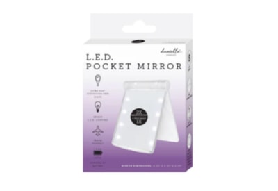 Danielle Creations Led Pocket Mirror White