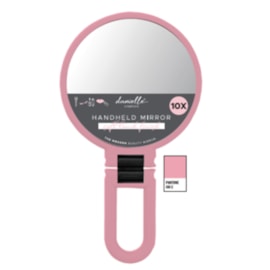 Danielle 1X/10X Soft Touch Handheld Mirror - Blush Pink Danielle 1X/10X Soft Touch Handheld Mirror - Blush Pink