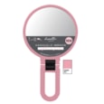 Danielle 1X/10X Soft Touch Handheld Mirror - Blush Pink