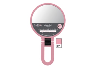 Danielle 1X/10X Soft Touch Handheld Mirror - Blush Pink Danielle 1X/10X Soft Touch Handheld Mirror - Blush Pink