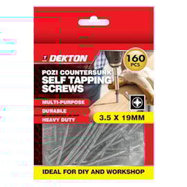 Dekton Pozi Countersunk Self Tapping Screws 3 Dekton Pozi Countersunk Self Tapping Screws 3