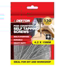 Dekton Pozi Countersunk Self Tapping Screws 4 Dekton Pozi Countersunk Self Tapping Screws 4