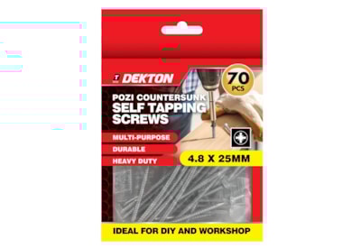 Dekton Pozi Countersunk Self Tapping Screws 4 Dekton Pozi Countersunk Self Tapping Screws 4