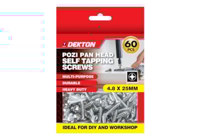 Dekton Pozi Pan Head Self Tapping Screws 4.8 Dekton Pozi Pan Head Self Tapping Screws 4.8