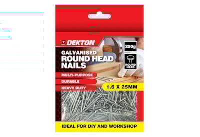 Dekton Round Head Nail 1.6 X 25Mm Dekton Round Head Nail 1.6 X 25Mm