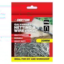 Dekton Netting & Wire Staples 20Mm