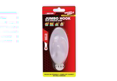 Dekton Geckogrip Jumbo Hook 1Pc White