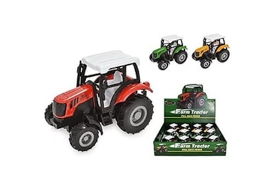 On The Farm Die Cast Pull Back Tractor On The Farm Die Cast Pull Back Tractor