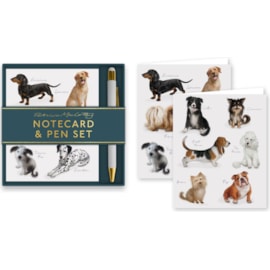 Dogs Notecard & Pen Set (RFS13309)