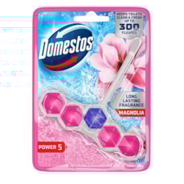 Domestos Power 5 Toilet Block Magnolia 55g