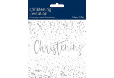 Simon Elvin Christnening Invitation Foil (DP-221)