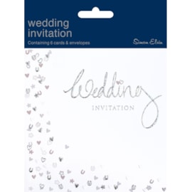 Simon Elvin Wedding Invitation Embossed Foil 6's (DP-275)
