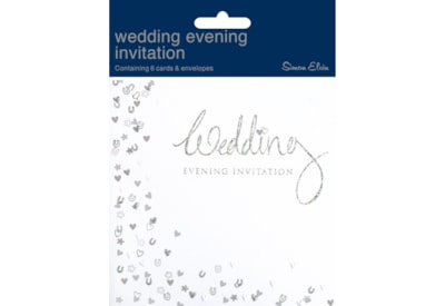 Simon Elvin Wedding Evening Invitation Embossed Foil 6's (DP-277)