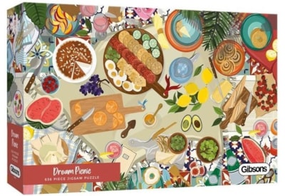 Gibsons Dream Picnic Puzzle 636pc Gibsons Dream Picnic Puzzle 636pc